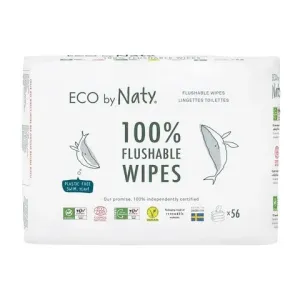 Eco by Naty Leöblíthető nedves törlőkendők ECO illat nélkül - kényelmes csomag 3 x 56 db