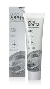 Ecodenta Háromszoros hatású fogkrém fehér agyaggal, propolisszal és Teavigo kivonattal (Triple Effect Toothpaste) 100 ml