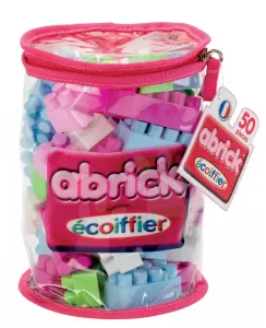 Écoiffier gyerek építőjáték Abrick 50 darab 485 rózsaszín