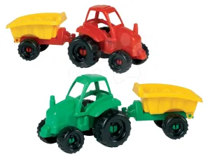 Écoiffier traktor pótkocsival gyerekeknek 15324 piros vagy zöld
