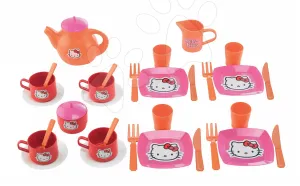 Écoiffier teáskészlet Hello Kitty gyerekeknek 2609-1 rózsaszín-narancssárga