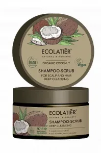 Peeling sampon Kókusz – haj és fejbőr mélytisztítás - 250ml- EcoLatier Organic