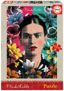 Puzzle Frida Kahlo Educa 1000 darabos és Fix ragasztó 11 évtől