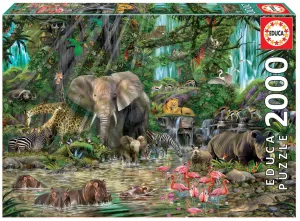 Educa Puzzle African Jungle 2000 db 16013 színes