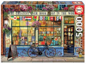 Puzzle Greatest Bookshop in the World Educa 5000 darabos 11 évtől