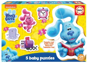 Puzzle legkisebbeknek Baby Puzzles Blue´s Clues Educa 5-ábrával 24 hó-tól