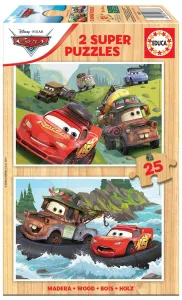 Fa puzzle Cars 3 Educa 2x25 darabos 4 évtől