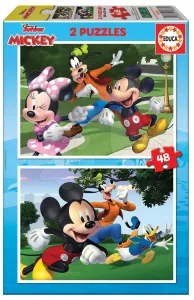 Puzzle Mickey&Friends Educa 2x48 darabos 4 évtől