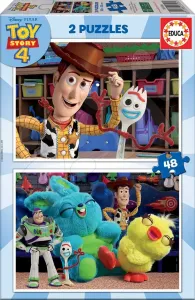 Puzzle Toy Story 4 Educa 2x48 darabos 4 évtől