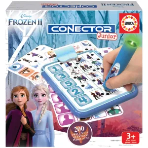 Társasjáték gyerekeknek Disney Frozen 2 Disney Conector junior 40 kártya és 200 kérdés és elektronikus toll