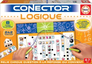 Társasjáték Conector Educa Gondolkodj logikusan francia 242 kérdés 4 - 7 éves korosztálynak