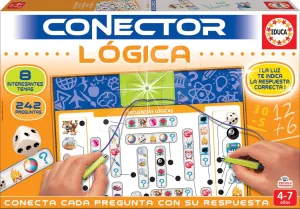 Társasjáték Conector Educa Logikus gondolkodás - spanyol 242 kérdés 4-7 éves korosztálynak