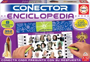Társasjáték Conector Enciclopedia Educa spanyol nyelvű 352 kérdés 7-12 korosztálynak