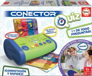Társasjáték Conector Quizz  Educa 1000 kérdés a világról spanyol nyelven 4 éves kortól