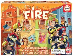 Társasjáték gyerekeknek Fire Educa angolul Tűzoltók mentőakcióban! 6 évtől