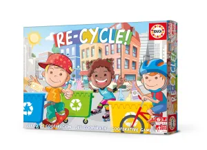 Társasjáték gyerekeknek RE-Cycle! Educa angolul Tanulj meg újrahasznosítani! 4 évtől