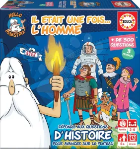 Társasjáték Hello Maestro L'Homme D'Histoire Educa francia 2-4 játékosnak 6 évtől