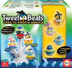 Társasjáték Tweet Beats Educa spanyol nyelven 5 éves kortól