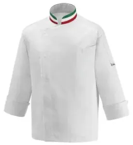 Szakácskabát  EGOchef olasz nemzeti zászló