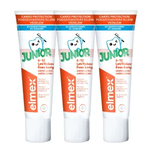 Elmex Gyermek fogkrém Junior Trio 3 x 75 ml