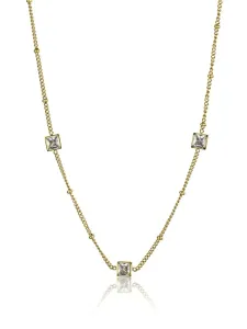 Emily Westwood Aranyozott nyaklánc színtiszta cirkónium kövekkel Ana EWN23083G