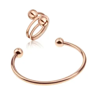 Emily Westwood Bájos bronz ékszer készlet WS099R (gyűrű, karkötő)