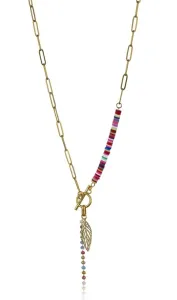 Emily Westwood Játékos aranyozott gyöngy nyaklánc Annie EWN23076G