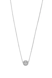 Emporio Armani Csillogó ezüst nyaklánc cirkónium kövekkel EG3585040
