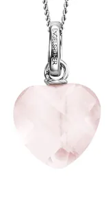 Engelsrufer Romantikus ezüst nyaklánc rózsakvarccal ERN-HEART-RQ (lánc, medál)