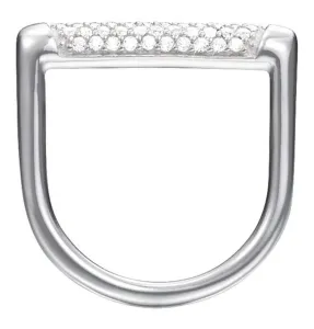 Esprit Modern ezüst gyűrű kristályokkal ESRG92708A 53 mm