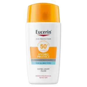 Eucerin Sun Hydro-Protect ultra könnyű napozó fluid arcra SPF 50+ 50ml Naptej, napolaj