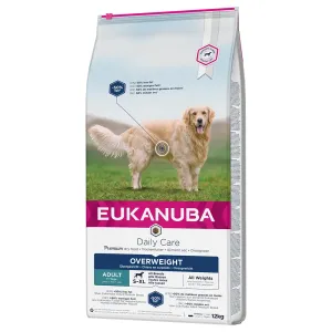 12kg Eukanuba Daily Care Overweight Adult száraz kutyatáp 10% árengedménnyel