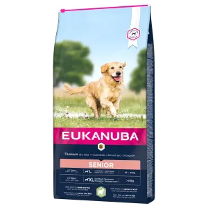 12kg Eukanuba Senior Large & Giant Breed bárány & rizs száraz kutyatáp 10% árengedménnyel