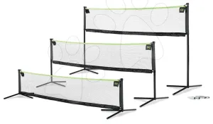 Többfunkciós háló labdajátékokhoz adjustable sport net Exit Toys 155*300 cm acél keret magasságilag állítható