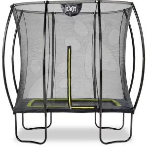 Trambulin védőhálóval Silhouette trampoline Exit Toys 153*214 cm fekete