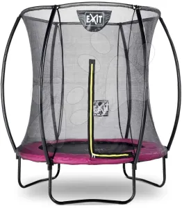 Trambulin védőhálóval Silhouette trampoline Exit Toys kerek 183 cm átmérővel rózsaszín