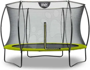 Trambulin védőhálóval Silhouette trampoline Exit Toys kerek 305 cm átmérővel zöld