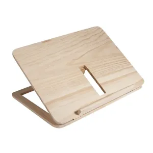 Fa állvány tablet vagy könyv részére 28 x 21 x 3.4 cm (kreatív fa)