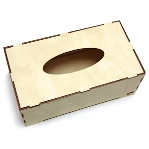 Fa összecsukható doboz (Fa termékek decoupagehoz)