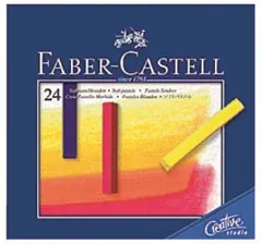 Gofa száraz pasztell készlet 24 szín mini (Faber Castel -Száraz pasztell)
