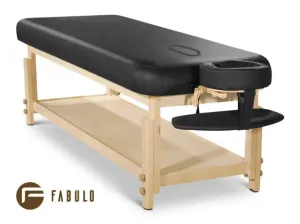 FABULO Spa Lux V1 Set favázas fix masszázságy Szín: fekete