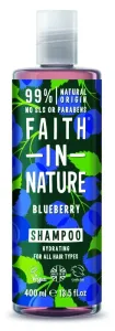 Faith in Nature Hidratáló természetes sampon minden hajtípusra Áfonya (Hydrating Shampoo) 400 ml