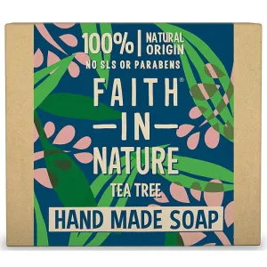 Faith in Nature Növényi szilárd szappan Tea Tree (Hand Made Soap) 100 g