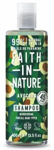 Faith in Nature Tápláló természetes sampon avokádóolajjal minden hajtípusra (Nourishing Shampoo) 400 ml
