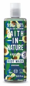 Faith in Nature Tápláló természetes tusfürdő avokádóolajjal (Body Wash) 400 ml