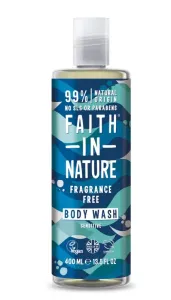 Faith in Nature Természetes hipoallergén tusfürdő parfüm nélkül (Body Wash) 400 ml