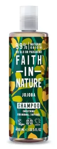Faith in Nature Természetes sampon jojobaolajjal normál és száraz hajra (Smoothing Shampoo) 400 ml