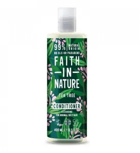Faith in Nature Természetes tisztító balzsam normál és zsíros hajra Tea Tree (Cleansing Conditioner) 400 ml