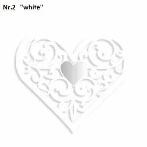 Szív alakú fali dekoráció Fehér #1442441