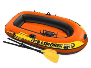 Felfújható csónak narancssárga színben 2 fő részére